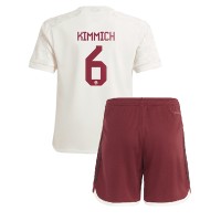 Billiga Bayern Munich Joshua Kimmich #6 Barnkläder Tredje fotbollskläder till baby 2023-24 Kortärmad (+ Korta byxor)